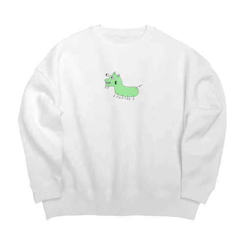 ソレハオオカミ Big Crew Neck Sweatshirt