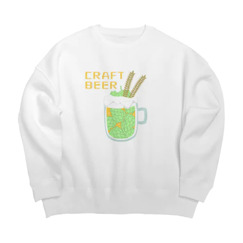 クラフトビール Big Crew Neck Sweatshirt