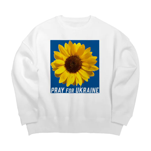 PRAY FOR UKRAINE Big Crew Neck Sweatshirt