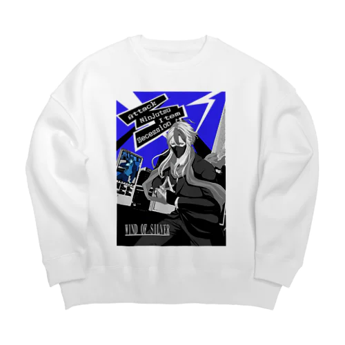 スタイリッシュ夜叉 Big Crew Neck Sweatshirt