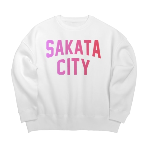 酒田市 SAKATA CITY Big Crew Neck Sweatshirt