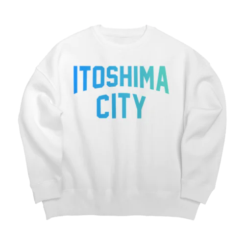 糸島市 ITOSHIMA CITY Big Crew Neck Sweatshirt