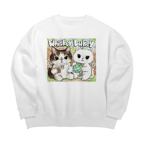 Whiskey Lukey Big Crew Neck Sweatshirt