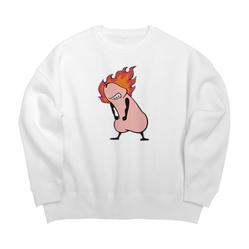 Eddie Funky Dick - Angry Big Crew Neck Sweatshirt