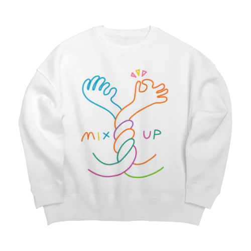 MIX UP Big Crew Neck Sweatshirt