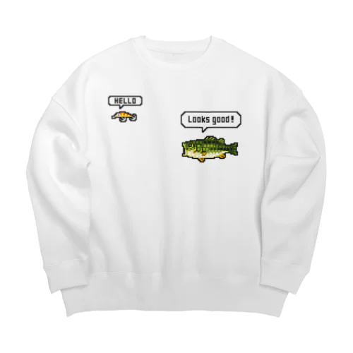 美味しいよ Big Crew Neck Sweatshirt