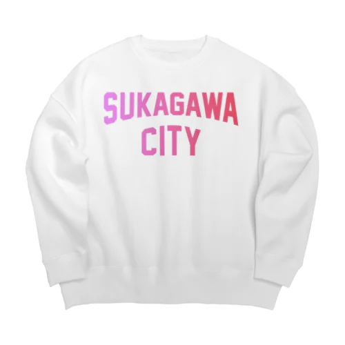 須賀川市 SUKAGAWA CITY Big Crew Neck Sweatshirt