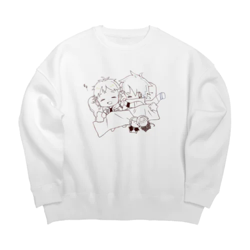 まいときりかのビッグシルエットスウェット Big Crew Neck Sweatshirt