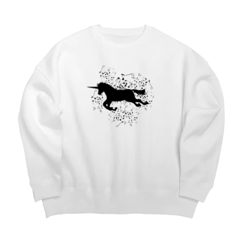 ザ・ユニコーンシルエット Big Crew Neck Sweatshirt