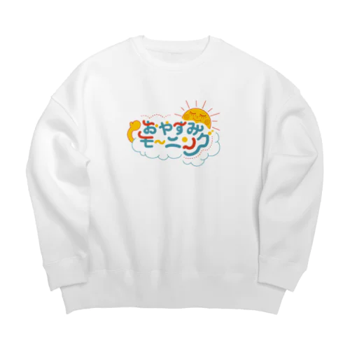 おやすみモーニング Big Crew Neck Sweatshirt