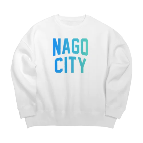 名護市 NAGO CITY Big Crew Neck Sweatshirt
