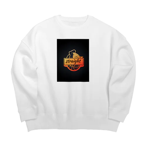 straight Big Crew Neck Sweatshirt