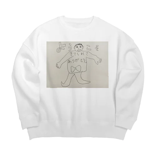 ようこそ。きてくれてありがとう。 Big Crew Neck Sweatshirt