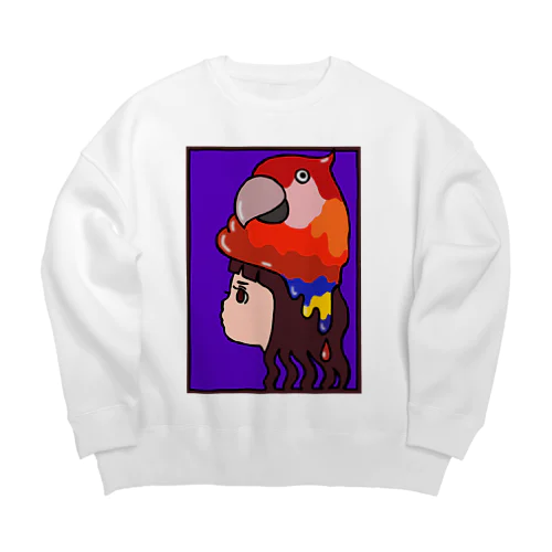 ウィンコ（アカコンゴウあーちゃん） Big Crew Neck Sweatshirt