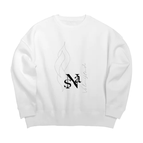 saNa(nyoposオリジナルサウナグッズデザイン) Big Crew Neck Sweatshirt