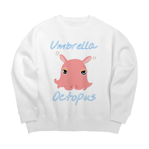 umbrella octopus(めんだこ) 英語バージョン② Big Crew Neck Sweatshirt