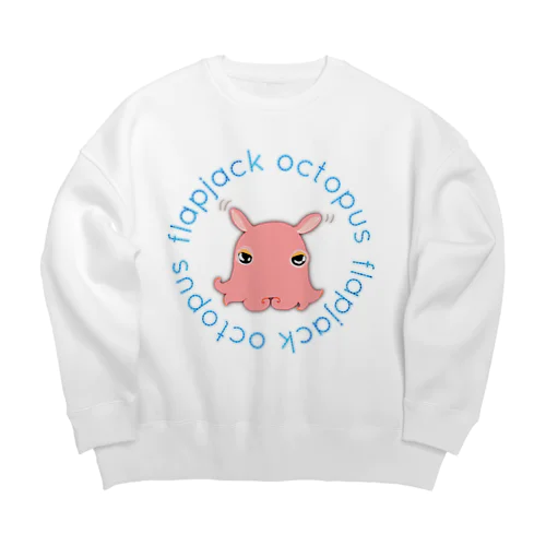 Flapjack Octopus(メンダコ) 英語バージョン Big Crew Neck Sweatshirt