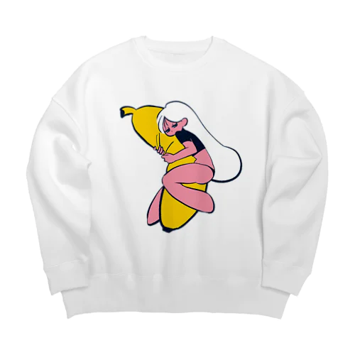 バナナchiho Big Crew Neck Sweatshirt