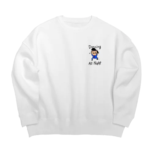 毎日ダンシングオールナイト Big Crew Neck Sweatshirt