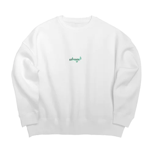 ubugeステッカー Big Crew Neck Sweatshirt