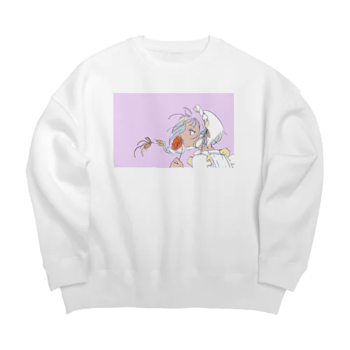 メイドと春　先行販売ver. Big Crew Neck Sweatshirt