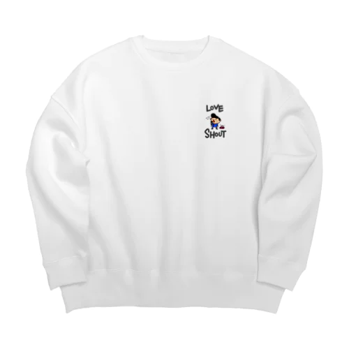 叫ぶの大好き。 Big Crew Neck Sweatshirt