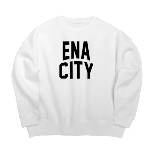 恵那市 ENA CITY Big Crew Neck Sweatshirt