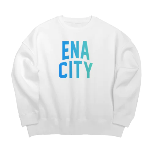 恵那市 ENA CITY Big Crew Neck Sweatshirt