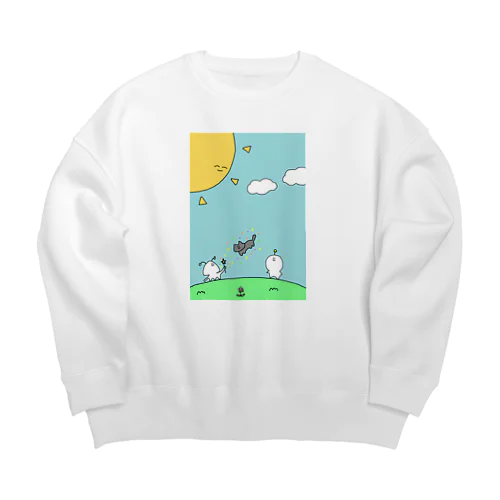 ほのぼの。 Big Crew Neck Sweatshirt