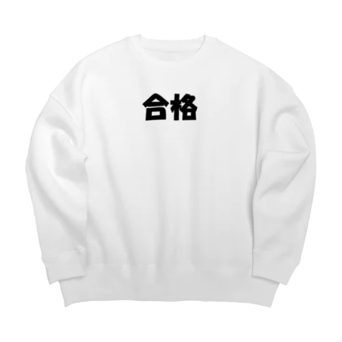 合格（パワーワードシリーズ003） Big Crew Neck Sweatshirt