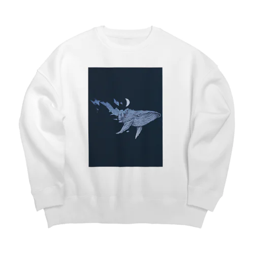 夜の街 Big Crew Neck Sweatshirt