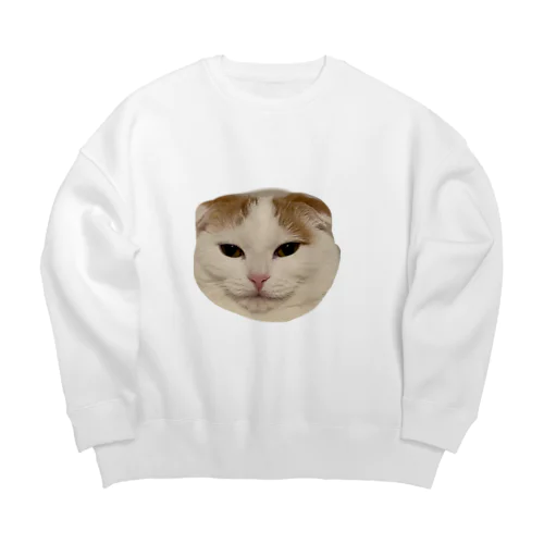 愛猫きなこのオリジナルグッズ Big Crew Neck Sweatshirt