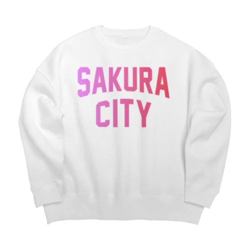さくら市 SAKURA CITY Big Crew Neck Sweatshirt