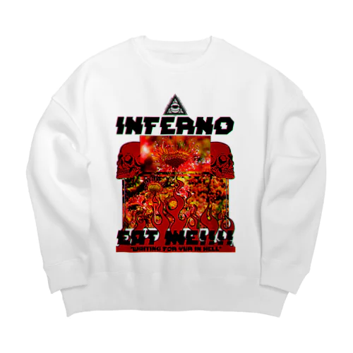「inferno」 Big Crew Neck Sweatshirt