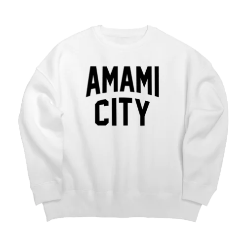奄美市 AMAMI CITY Big Crew Neck Sweatshirt