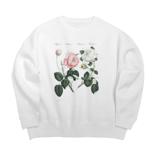 バラ Big Crew Neck Sweatshirt