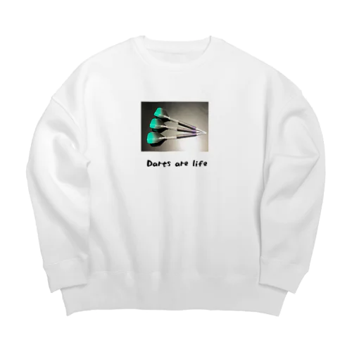 darts are life Big Crew Neck Sweatshirt