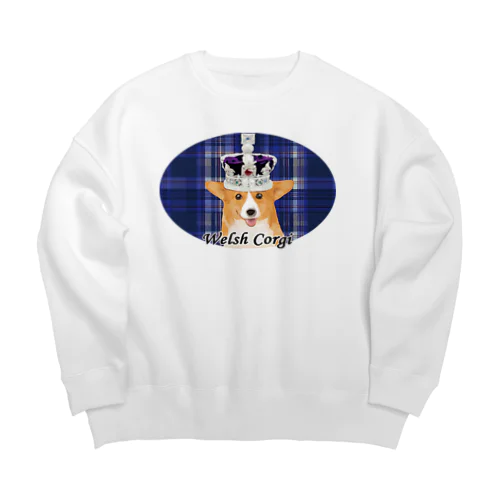 ロイヤルコーギー Big Crew Neck Sweatshirt