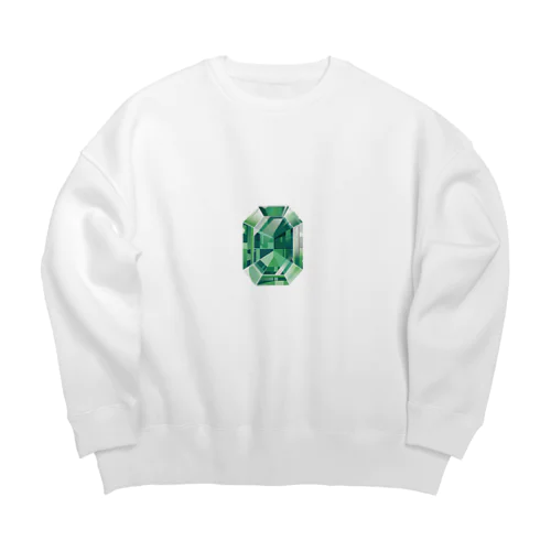 イラレで作った初めての宝石 Big Crew Neck Sweatshirt