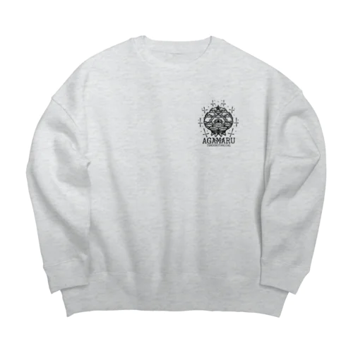 アガ丸　抜き Big Crew Neck Sweatshirt