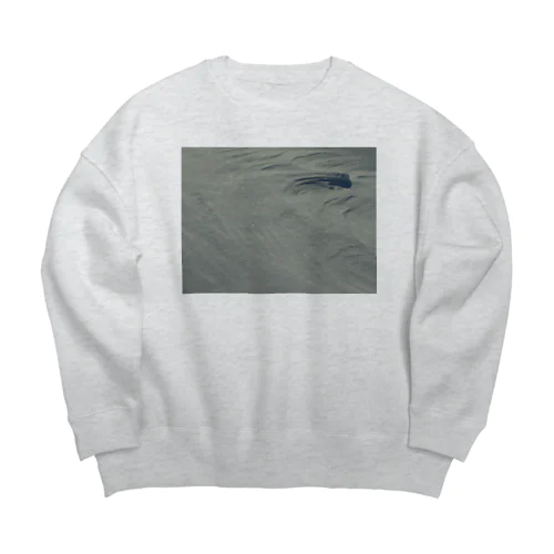 201602060941000 雪原の風紋 Big Crew Neck Sweatshirt