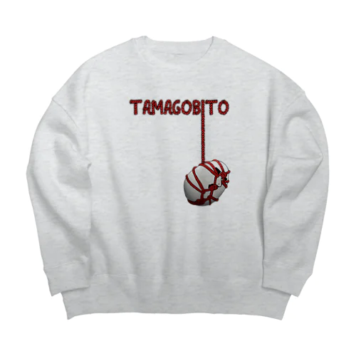 [ TAMAGOBITO ] BondagEgg OverSized SweatShirt  Big Crew Neck Sweatshirt