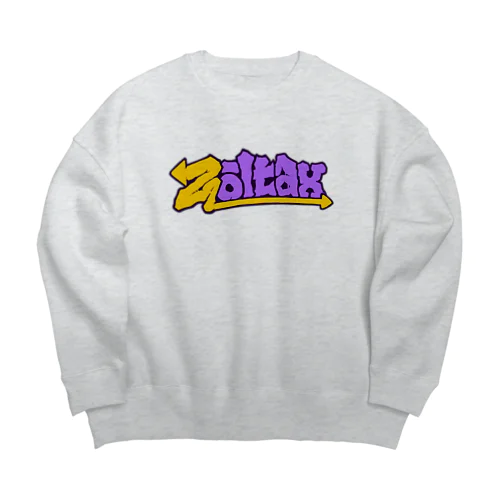 Zoltax. グラフィティ ロゴ 紅芋タルト Big Crew Neck Sweatshirt