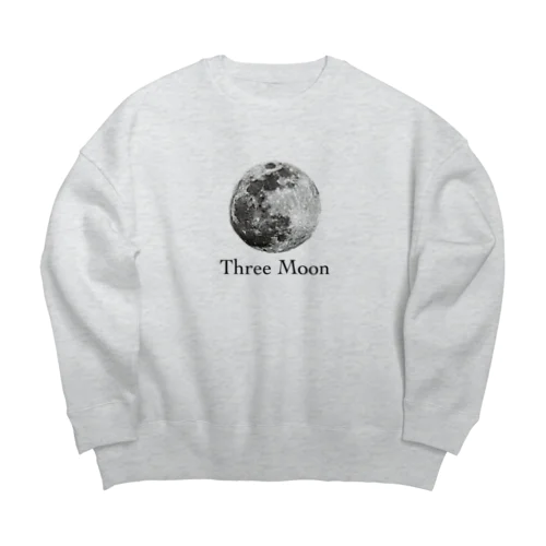 three moon ビッグシルエットスウェット