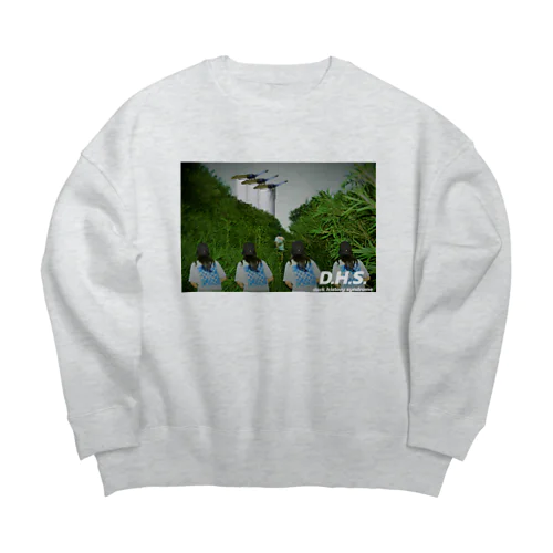 インフルエンザの時の夢 Big Crew Neck Sweatshirt