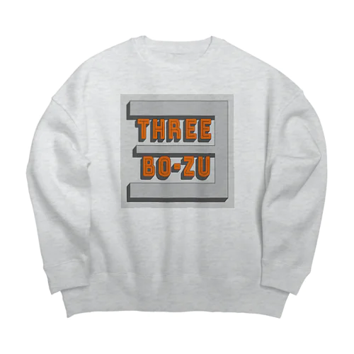 3Bo-zu Big Crew Neck Sweatshirt