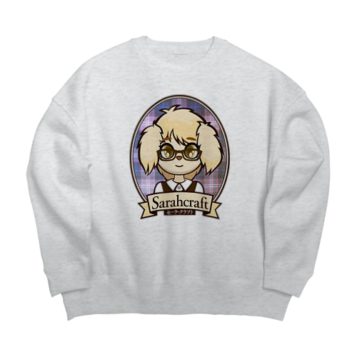 Sarahcraftセーラ・ジュン Big Crew Neck Sweatshirt