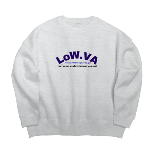 LOW.VA COLLEGE LOGO l:001 ビッグシルエットスウェット