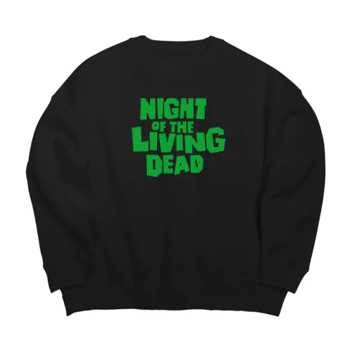 Night of the Living Dead_ロゴ Big Crew Neck Sweatshirt