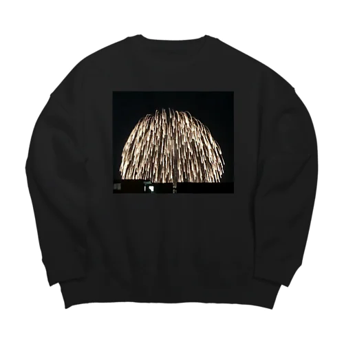 202209101940000　遠くの三尺玉 Big Crew Neck Sweatshirt